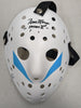TOM MORGA Signed Hockey Mask Jason Voorhees Friday the 13th Part 5 BAS JSA C White