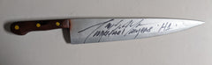 TONY MORAN Signed HALLOWEEN Foam PROP KNIFE Autograph Michael Myers HORROR BAS QR JSA