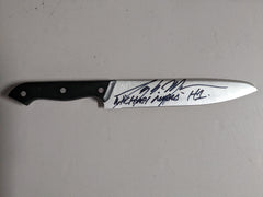 TONY MORAN Signed STEEL KNIFE Michael Myers HALLOWEEN HORROR COA