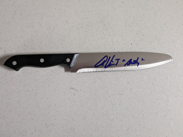 ALEX VINCENT Signed STEEL KNIFE Autograph Andy in Child's Play