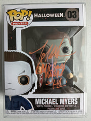 TONY MORAN Signed Michael Myers Funko Pop Figure #03 Autograph HALLOWEEN BAS JSA