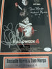 DANIELLE HARRIS TOM MORGA Signed 8x10 Photo Framed Halloween Autograph BAS JSA COA