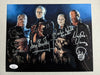 Doug Bradley Simon Bamford Nicholas Vince Barbie Wilde 4X Signed CENOBITES 8x10 Photo HELLRAISER Autograph B BAS JSA - HorrorAutographs.com