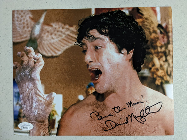 DAVID NAUGHTON Signed 8x10 Photo American Werewolf in London Autograph BAS JSA B - HorrorAutographs.com