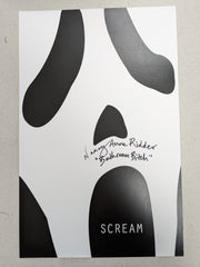 Nancy Anne Ridder Signed Custom 11x17 POSTER Wes Craven SCREAM Autograph JSA COA