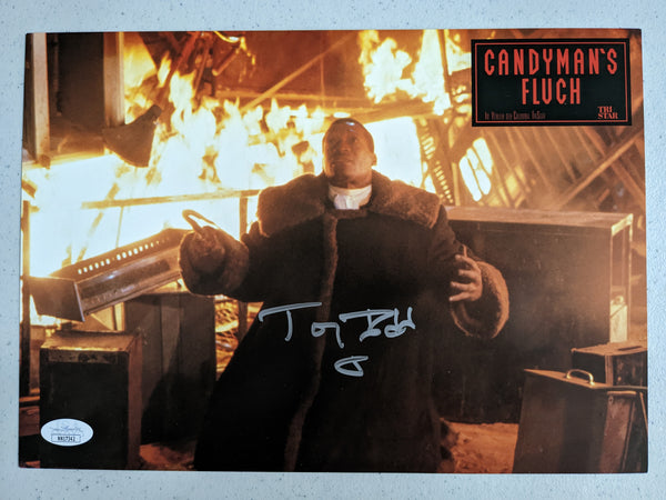 TONY TODD Signed CANDYMAN German LOBBY CARD PHOTO Poster Autograph JSA BAS COA