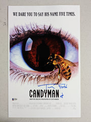 TONY TODD Signed CANDYMAN 11x17 Movie Poster Autograph BECKETT BAS COA blue