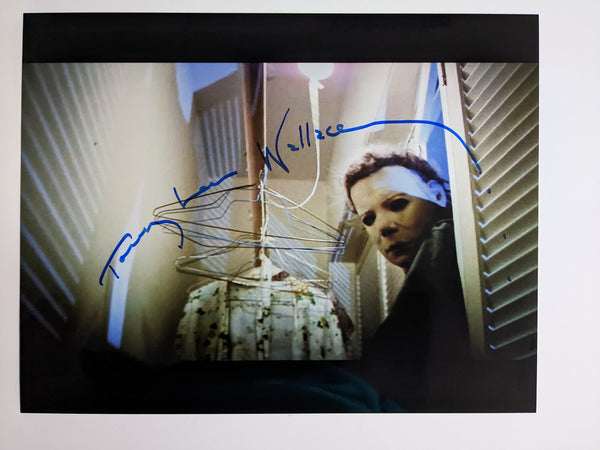 TOMMY LEE WALLACE Signed 10x13 PHOTO Michael Myers Autograph HALLOWEEN Horror COA