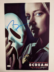 Marley SHELTON Signed SCREAM 11x17 Photo GHOSTFACE HICKS Autograph  BAS JSA COA A