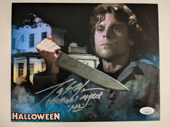 TONY MORAN Signed Michael Myers 8x10 Photo HALLOWEEN Autograph JSA COA E