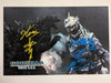 Kitagawa Nakagawa 2x signed Godzilla 11x17 PHOTO Autograph  JSA BAS COA