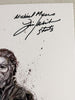 James JIM WINBURN Signed 8x10 ART CARD Michael Myers 1978 HALLOWEEN Autograph JSA COA L - HorrorAutographs.com
