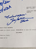Tony MORAN - PJ SOLES - Jim WINBURN 3X Signed HALLOWEEN SCRIPT MICHAEL MYERS BAS JSA COA