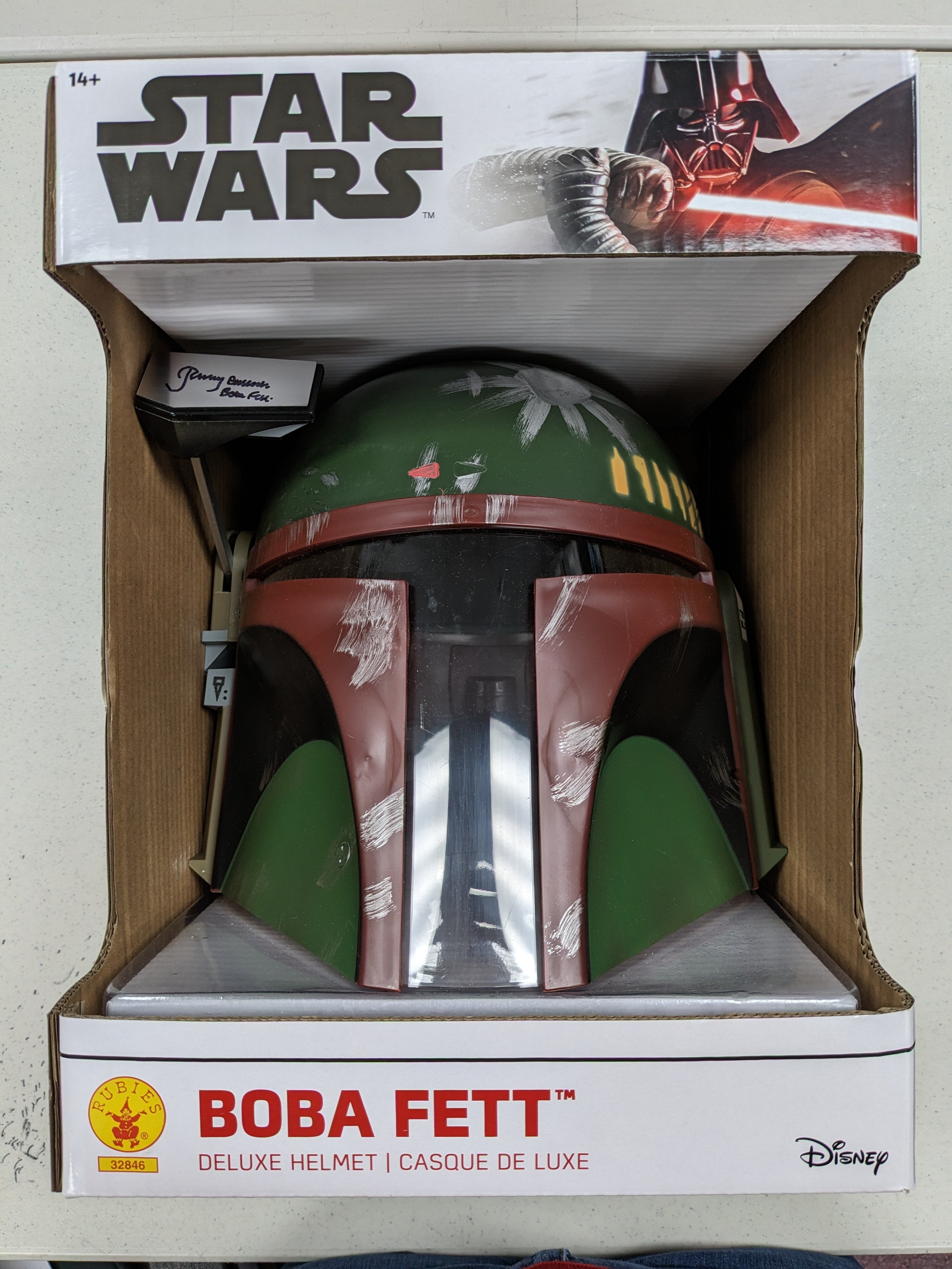 boba fett motorcycle helmet for sale JEREMY BULLOCH Signed BOBA FETT FULL SIZE HELMET STAR WARS Bounty Hunt –  HorrorAutographs.com