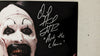 DAVID HOWARD THORNTON Signed Art the Clown 8x10 Photo TERRIFIER Autograph JSA COA F