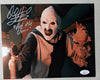 DAVID HOWARD THORNTON Signed Art the Clown 8x10 Photo TERRIFIER Autograph JSA COA H