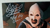 DAVID HOWARD THORNTON Signed Art the Clown 8x10 Photo TERRIFIER Autograph JSA COA H