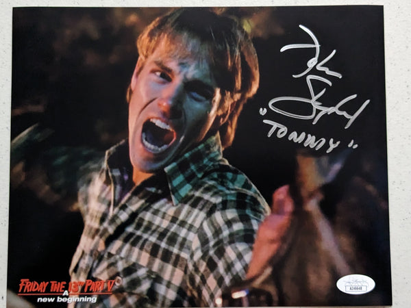 JOHN SHEPHERD Signed 8X10 Photo Tommy JASON VOORHEES  Friday the 13th V  JSA G