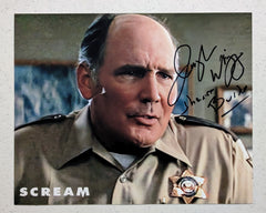 Joseph WHIPP Signed 8x10 PHOTO SCREAM GHOSTFACE Sheriff Burke Horror Autograph JSA COA C