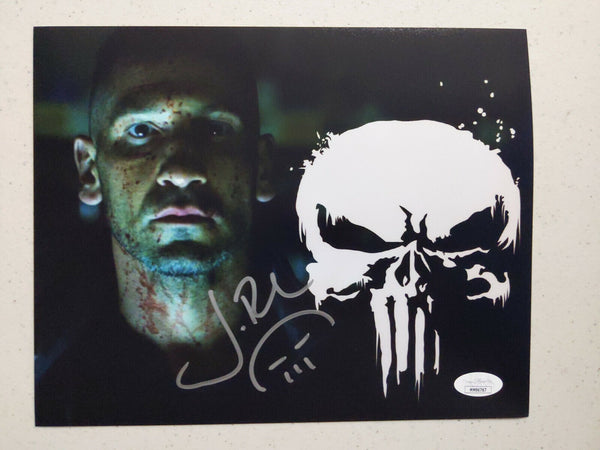 JON BERNTHAL Signed The Punisher 8x10 Photo Autograph w/ SKETCH BAS JSA X