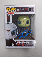 TOM SAVINI Signed Jason Voorhees FUNKO POP Autograph Horror SFX Icon BAS JSA