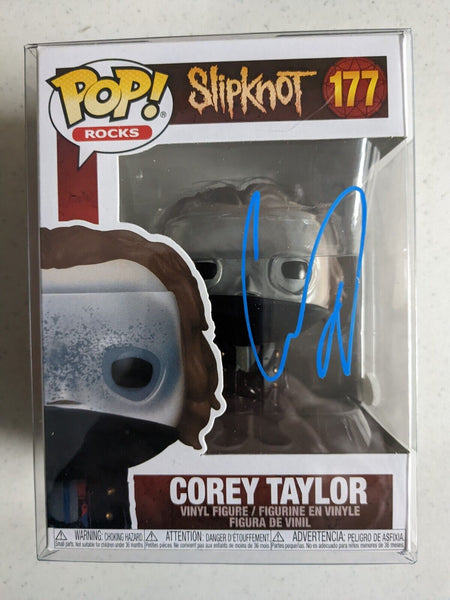 COREY TAYLOR Signed SLIPKNOT FUNKO POP Figure Autograph CMFT BAS JSA COA RARE