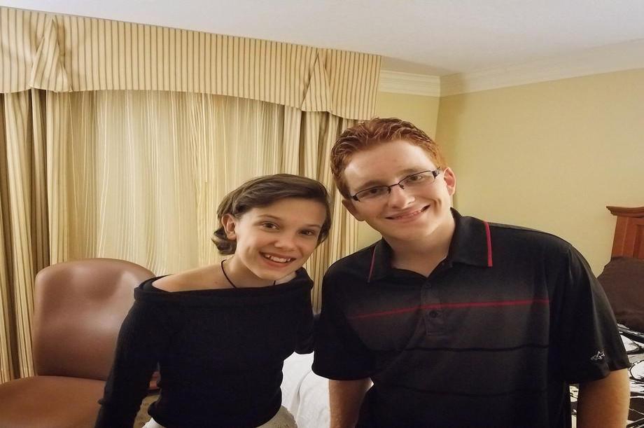 Picture of Millie-Bobby-Brown, one of her first private autograph signings.